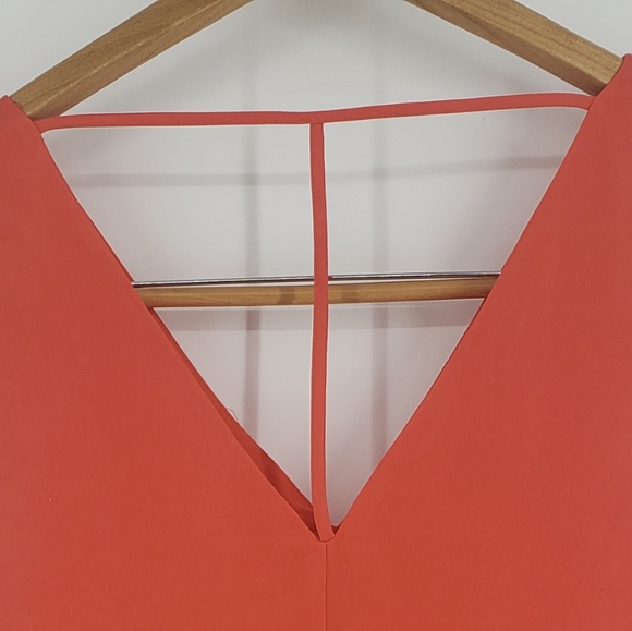 Bar III Orange Strappy V Neck Tank XXL NWT - Picture 4 of 6